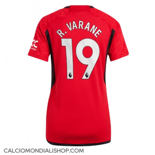 Maglie da calcio Manchester United Raphael Varane #19 Prima Maglia Femminile 2023-24 Manica Corta